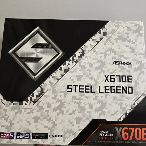 Ryzen 9 7900X, материнская плата AsRock X670E Steel Legend