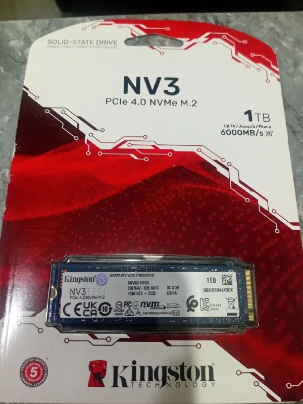 Kingston NV3 1TB SSD M.2 PCIe 4.0 NVMe