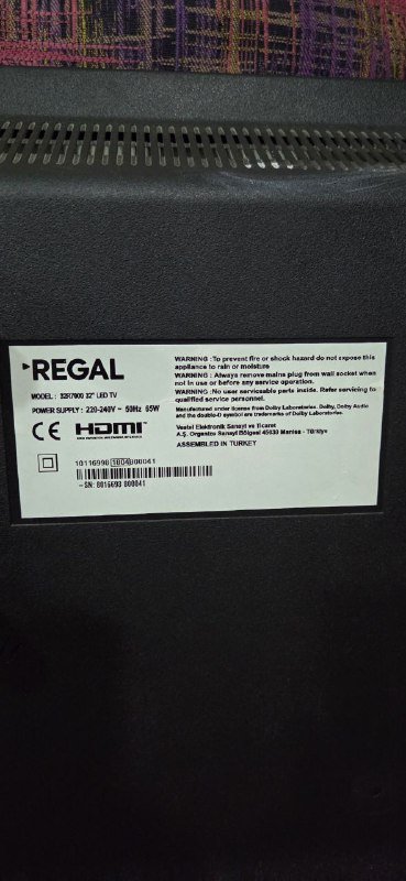 Телевизор REGAL 32R7000 32 дюйма 4