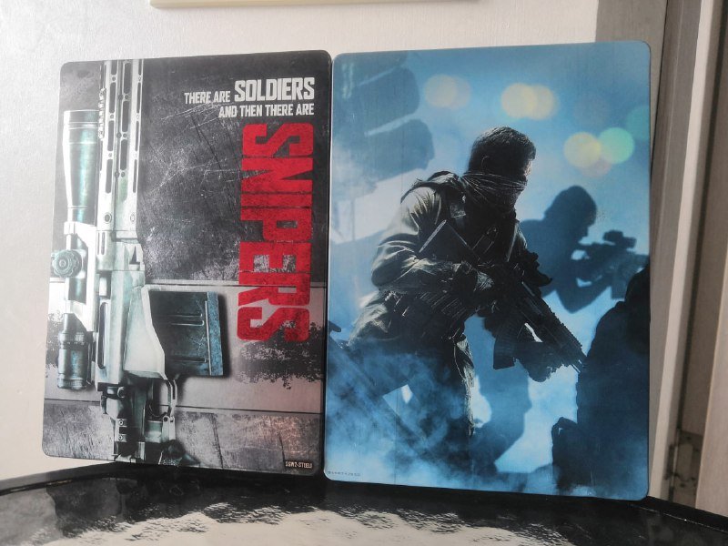 2 железных бокса для игр Снайпер 2, Call of Duty 2