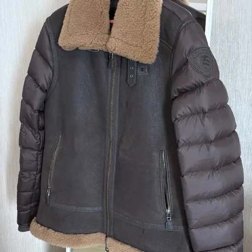 Мужская комбинированная дубленка BLAUER USA