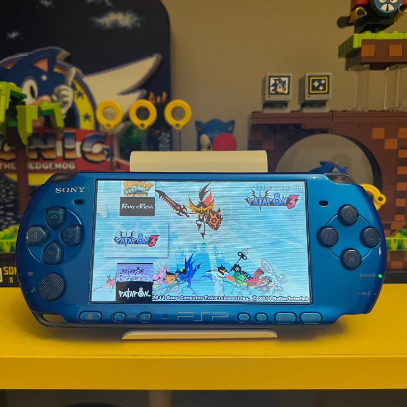 PSP 3000 Radiant Blue прошитая игровая консоль 2