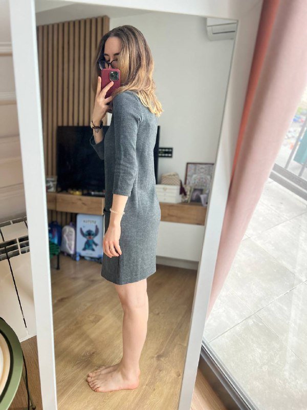 Шерстяное платье Marc O’Polo, размер 34, серое 4