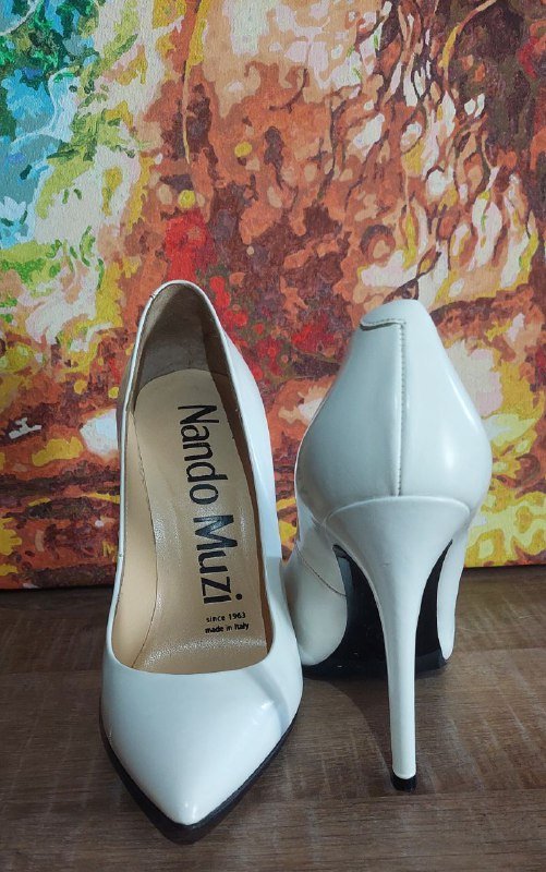 Итальянские туфли Nando Muzi 37 размер белые 2