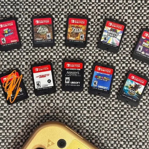 Картриджи Nintendo Switch, Zelda, Mario, Need for Speed
