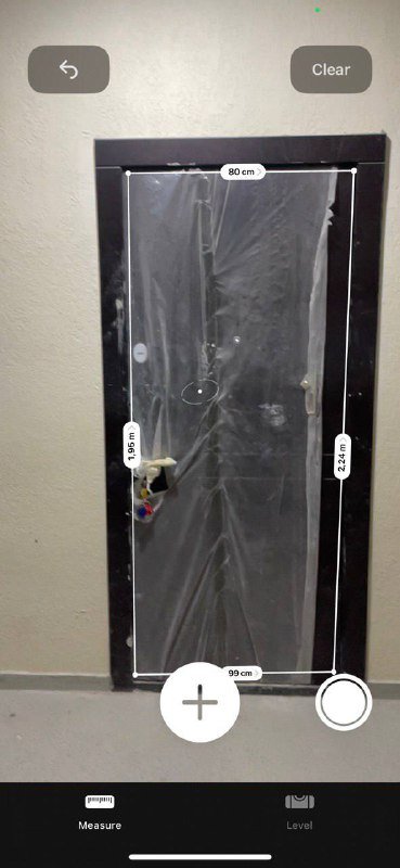 Дверь от застройщика после ремонта 3