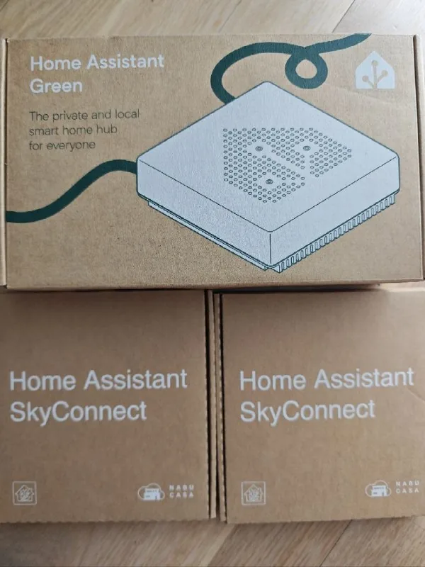 Home Assistant Green, 2 USB адаптера SkyConnect