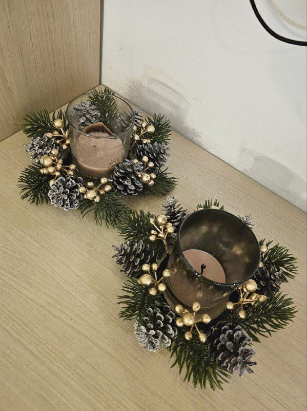 Новогодние фигуры Белый медведь, Санта 5