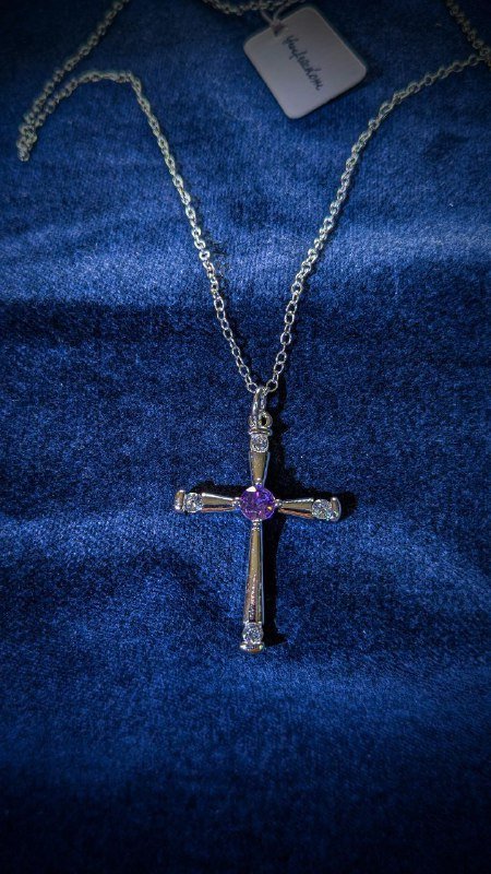 Серебряный крест с цепочкой 925 проба