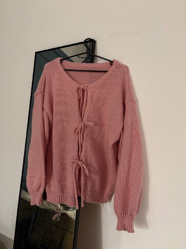 Длинное трикотажное платье, юбки, брюки, блузка, кардиган 8