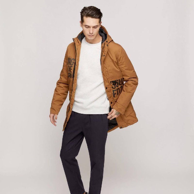 Зимняя мужская куртка Cropp размер S удлиненная 4