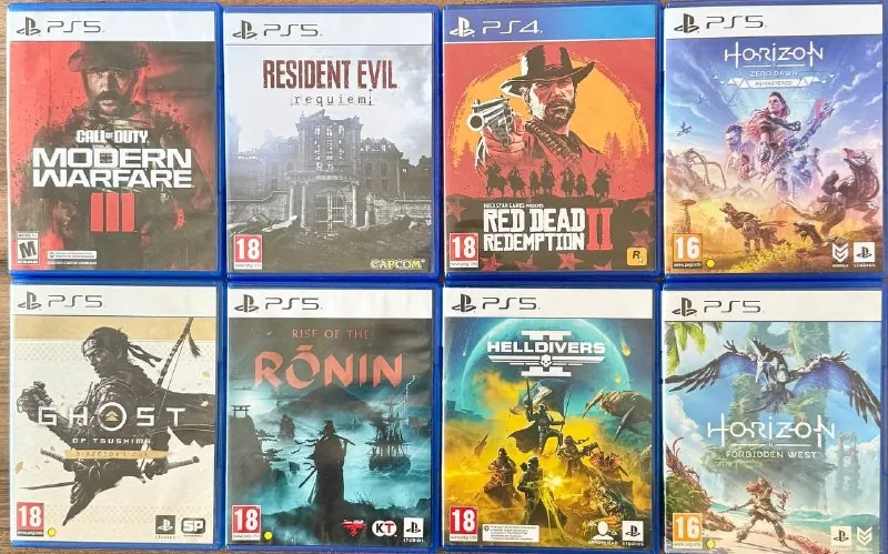 Игры на дисках для PS4 и PS5