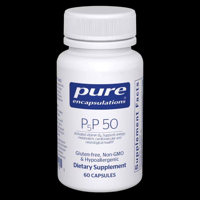 Pure Encapsulations Vitamin B6 P5P 50