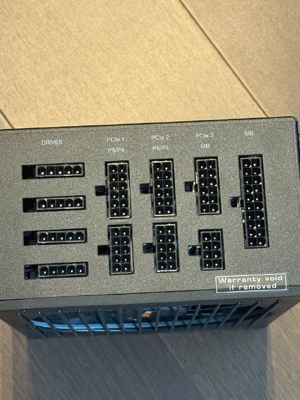 Блок питания 850W с набором кабелей 3