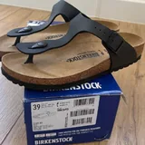 Birkenstock Gizeh Pink, Gizeh BS Black, Milano 7