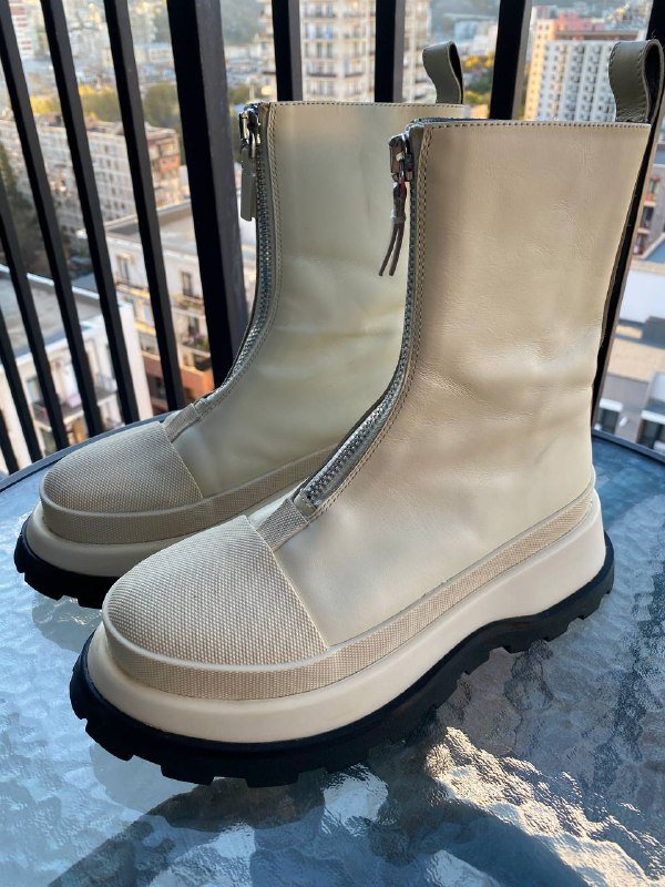 кожаные итальянские полусапожки 38 размера