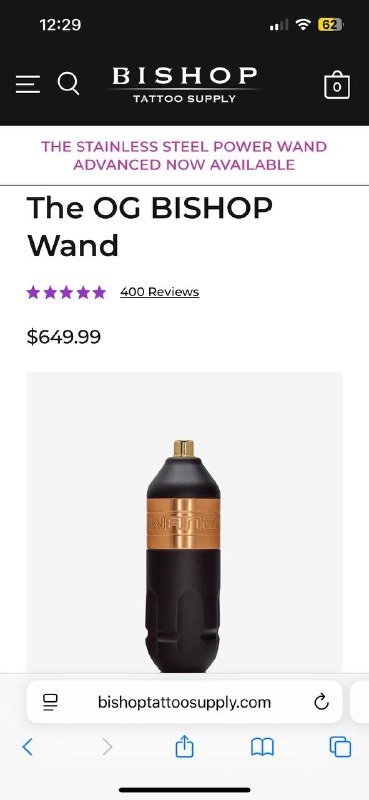 Тату машинка Bishop Wand 4.2 полный комплект 6