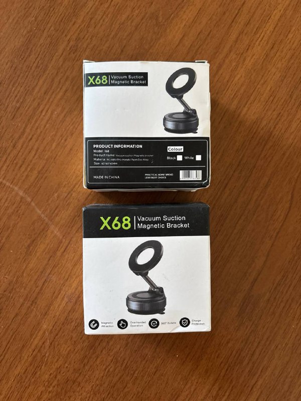 Держатель для смартфона X68 Vacuum Suction Magnetic Bracket