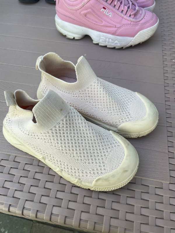 Puma черные, Fila розовые кроссовки, лаковые туфли, белые мягкие 7