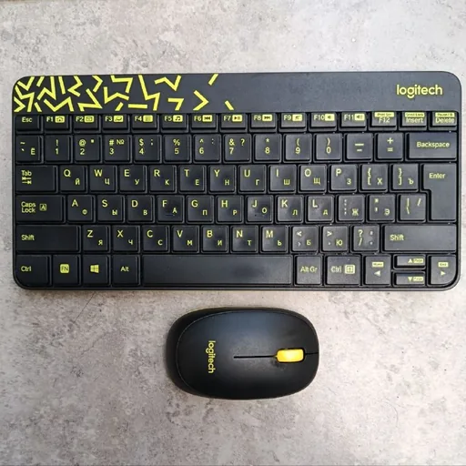 Logitech MK240 Nano, клавиатура и мышь
