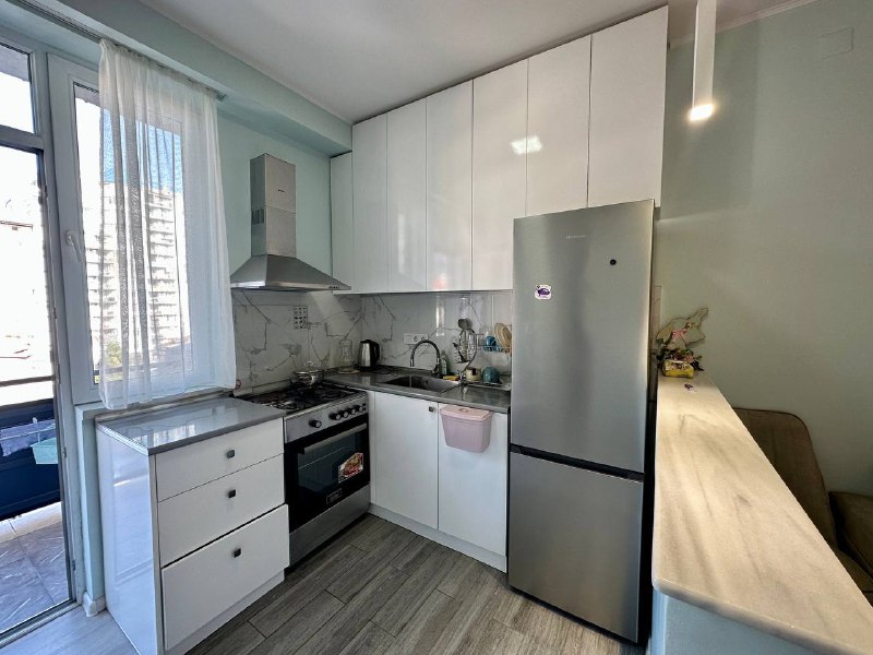 1+1 квартира, 45 кв, 4 этаж, с духовой 2