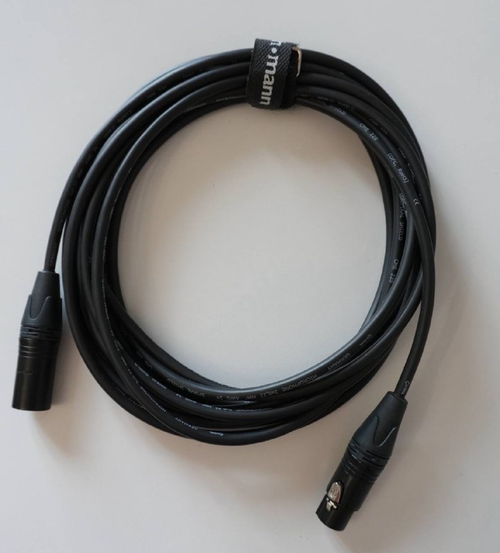 XLR-кабель Cordial CAM 6 BK 6 м