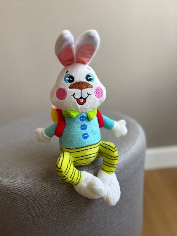 Собака Плуто, Пингвин, Заяц с рюкзаком мягкие игрушки 2