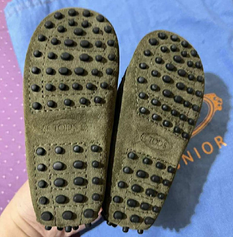 Детские замшевые туфли Tod’s Junior размер 22 2