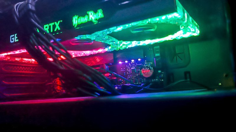 Видеокарта RTX 3070 Palit GameRock OC LHR 9