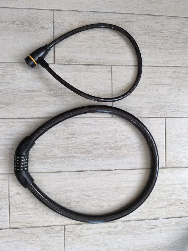 Велозамок тросовый Decathlon BTWIN 22 X 1000 мм 3