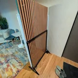 Зеркало 160×90 на металлической подставке с подсветкой 2