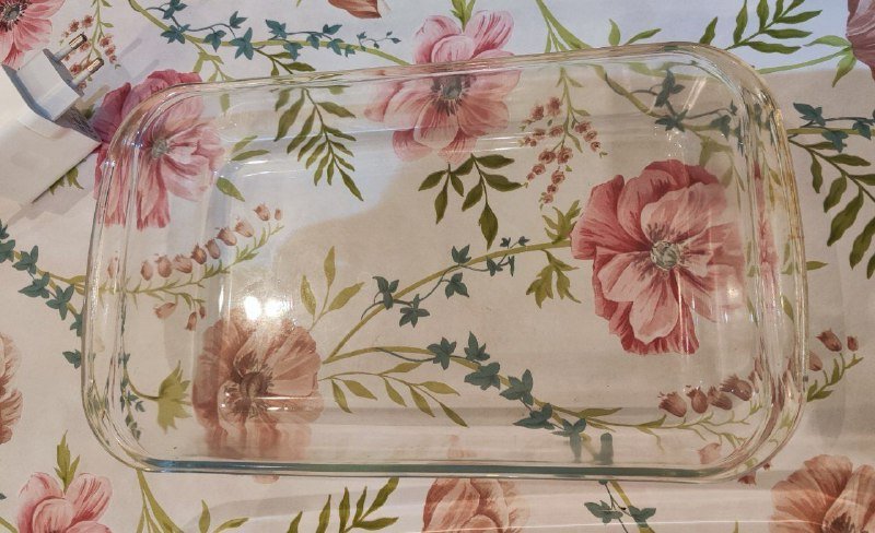 Два противня из термостекла для духовки