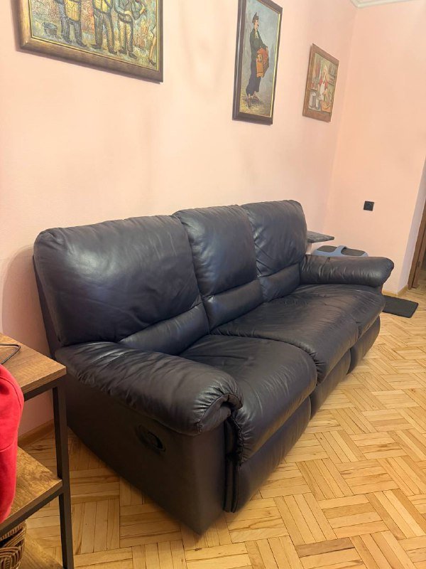 Диван из натуральной кожи