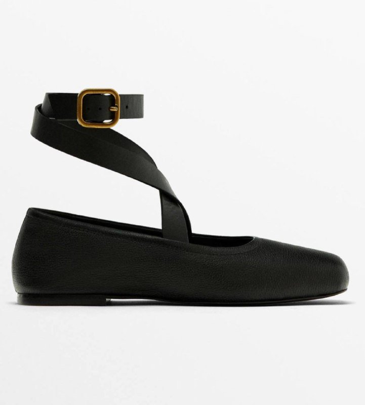 Балетки-балерины Massimo Dutti, натуральная кожа, размер 36 3