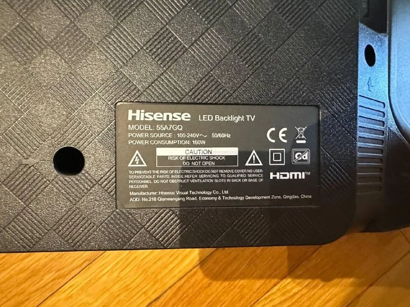 Телевизор Hisense 55A7GQ 55″ 4K QLED
