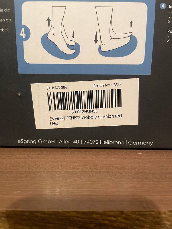 Everest Fitness Wobble Cushion 3