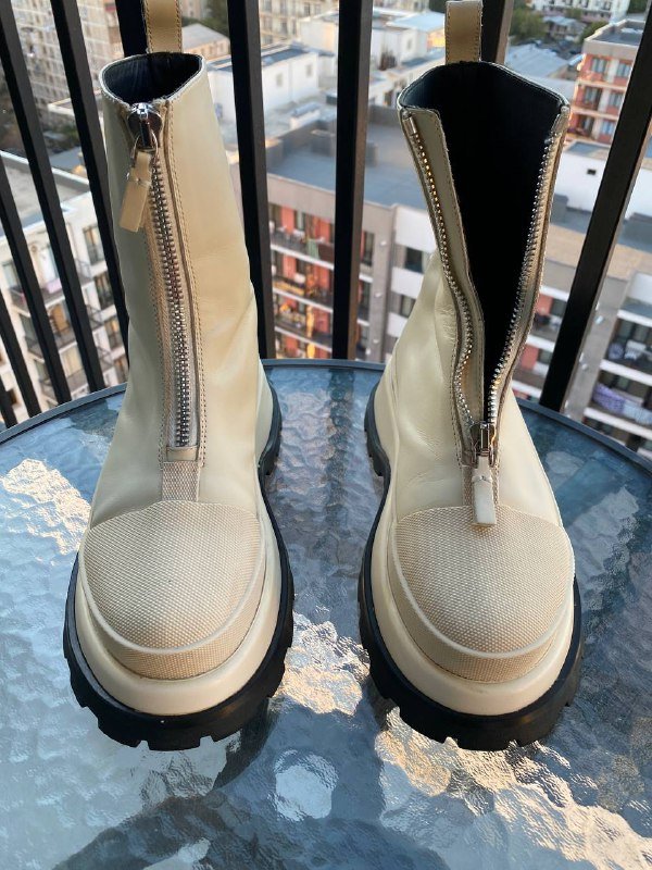 кожаные итальянские полусапожки 38 размера 3