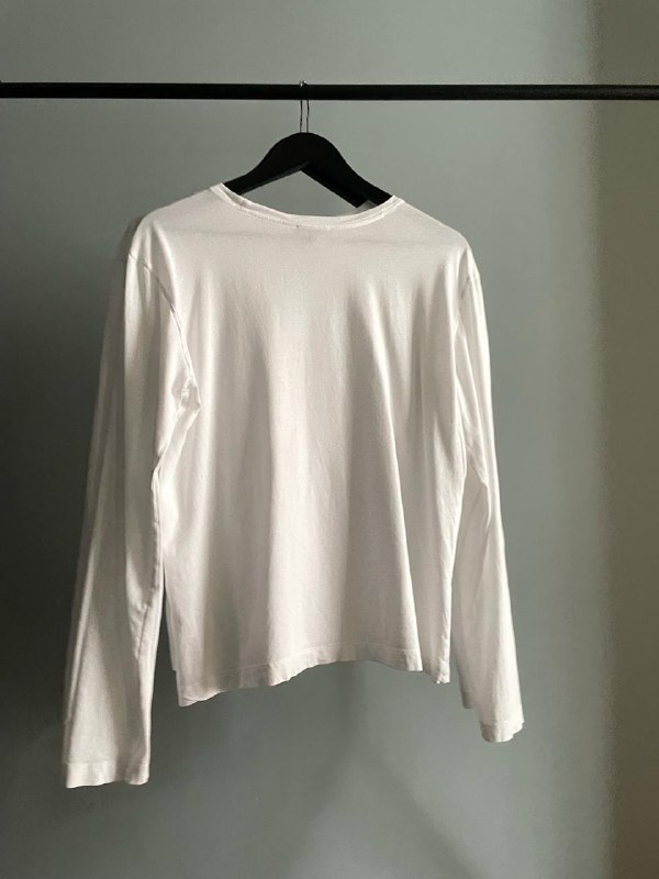 Два белых хлопковых лонгслива Massimo Dutti 2