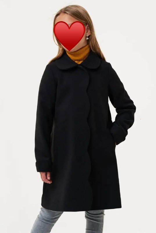 Пальто детское размер 122 шерсть полиэстер