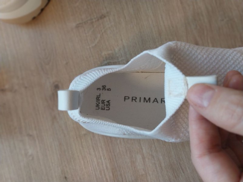 Женские кроссовки Primark белые размер 36 6