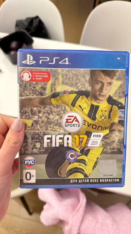 Игра PS4 FIFA 17, микрофон Boya, роутер Tenda, память Vengeance 8GBx2, наушники Sennheiser, Go Pro hero 4 session