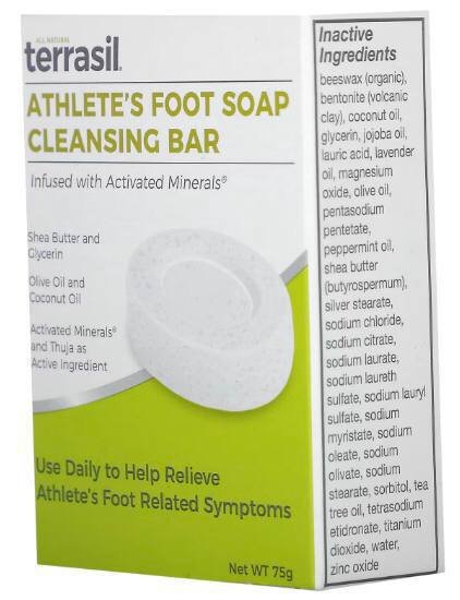 Очищающее противогрибковое мыло для ног Terrasil Athlete’s Foot 2