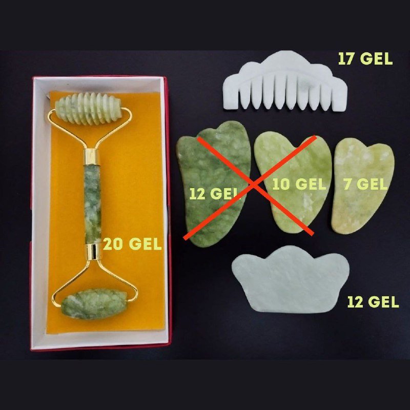 Гель с экстрактом плаценты, нефритовые скребки и роллеры, натуральный дезодорант Hemani 2