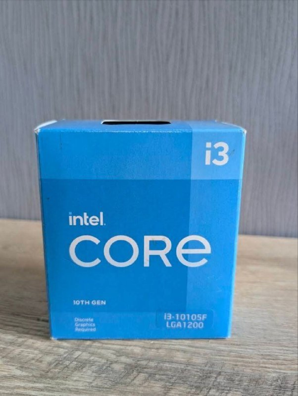 Intel Core i3 10105F процессор с кулером 3