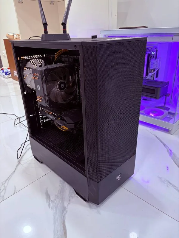 Компьютер Ryzen 5 2600X / GTX 1660 Ti, монитор HP V24i 1