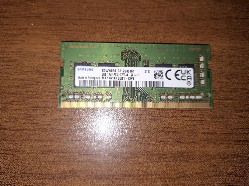 Ноутбучная ОЗУ Samsung 8GB DDR4-3200