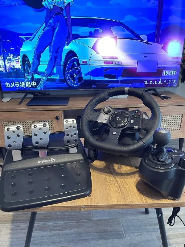 Logitech G920 руль, педали, шифтер 1