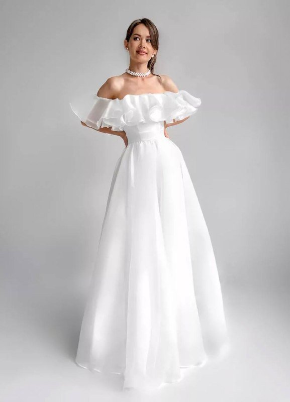 Свадебное платье размер 48 после химчистки