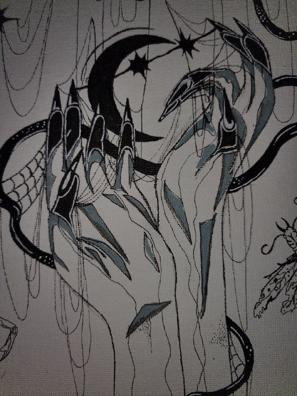 холст с эксклюзивным рисунком 25x25