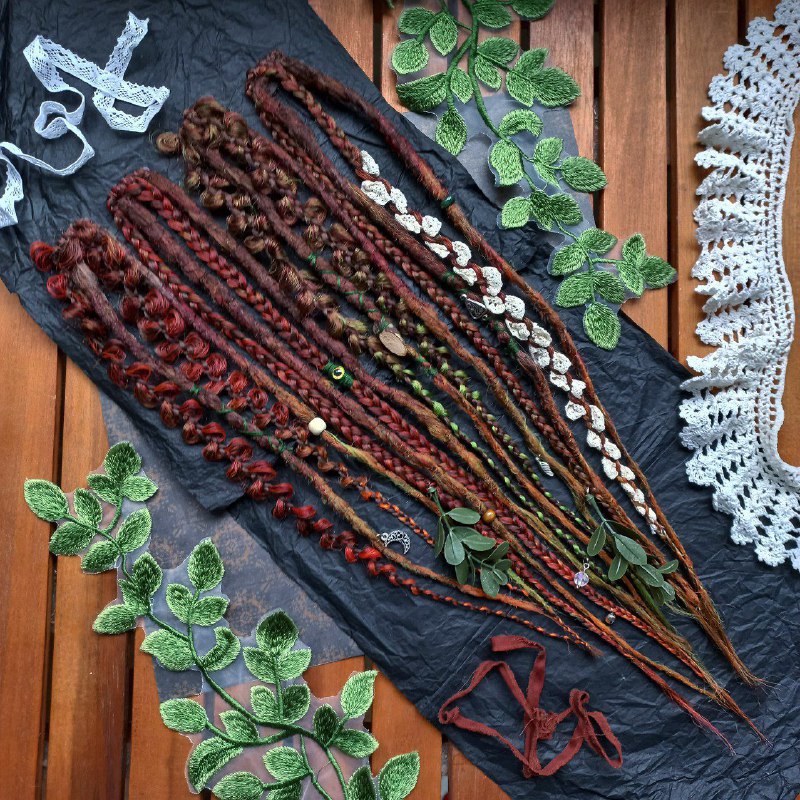 Дредозаколки, дредорезинки,Wraps 4